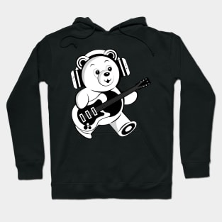 Teddy Bear with headphones Hoodie